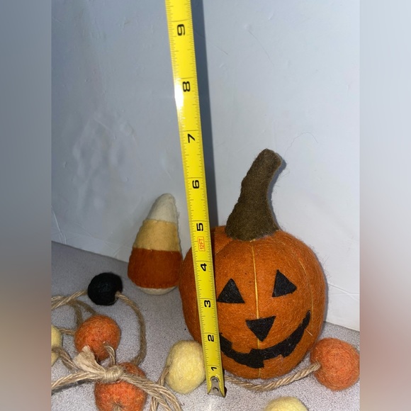 Halloween pumpkins decorations plush string robe candy art wall holiday decor - Picture 3 of 8